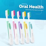 Enshine Advance Clean+ Toothbrush Set (Pack of 6) with Superior Ultra Soft Bristles and Tongue Cleaner | Manual Tooth brush Set for Adults | Multicolor - Image 5