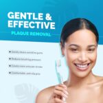 Enshine Advance Clean+ Toothbrush Set (Pack of 6) with Superior Ultra Soft Bristles and Tongue Cleaner | Manual Tooth brush Set for Adults | Multicolor - Image 6