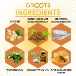 GROOTS Bee Venom foot patch Detox Foot patches Pain Relief Detox patch Cleansing Toxin Remover Foot Pads Detoxify Stress Relief Sleep Patch for Detoxification For Men And Women (1 BOXES = 10 Patches) (Pack Of 1) - Image 4