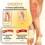 GROOTS Bee Venom foot patch Detox Foot patches Pain Relief Detox patch Cleansing Toxin Remover Foot Pads Detoxify Stress Relief Sleep Patch for Detoxification For Men And Women (1 BOXES = 10 Patches) (Pack Of 1) - Image 6