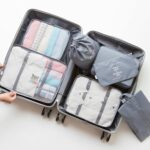 PETRICE Travel Organizer Pouch Packing Cubes for Travel Essentials Toiletry Bag, Travel Luggage Organizers with Laundry Bag Travel Pouch, Packing Cubes Organizer (Grey) - Image 4