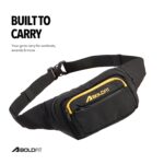 Boldfit Chest Bag for Men & Women,Crossbody Waist Pouch with 3 Zippered Compartments & Adjustable Strap,Multipurpose Fanny Pack for Travel, Festivals, Hiking, Cycling - Image 4