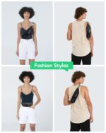 WATERFLY Waist Bag Running Belt Fanny Pack Outdoor Sport Walking Riding Travel Waist Pouch for Men Women (Black) - Image 4