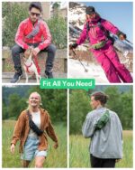 WATERFLY Waist Bag Running Belt Fanny Pack Outdoor Sport Walking Riding Travel Waist Pouch for Men Women (Black) - Image 7