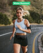 WATERFLY Waist Bag Running Belt Fanny Pack Outdoor Sport Walking Riding Travel Waist Pouch for Men Women (Black) - Image 8