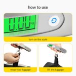 GoTrippin by Destinio Weight Machine for Luggage - 50 kg capacity, Steel body, Lifetime replacement - Digital Portable Electronic Luggage Weighing Scale for home, travel, flights, bags (Silver, 50 kg) - Image 7