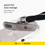 GoTrippin by Destinio Weight Machine for Luggage - 50 kg capacity, Steel body, Lifetime replacement - Digital Portable Electronic Luggage Weighing Scale for home, travel, flights, bags (Silver, 50 kg) - Image 8
