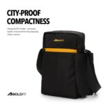 Boldfit Sling Bag for Man Unisex Cross Body Side Bag for Man Small Side Bags for Woman for Travel, Gym Mini Messenger Office Adjustable Shoulder Bags - Black - Image 3