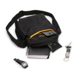 Boldfit Sling Bag for Man Unisex Cross Body Side Bag for Man Small Side Bags for Woman for Travel, Gym Mini Messenger Office Adjustable Shoulder Bags - Black - Image 5