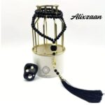 Digital Tasbeeh Counter Ring with Prayer Beads, Black Beads with Gold Accents, Display Case Finger Counting Device, Suitable for Islamic Gifts Ramadan Hajj Umrah Wedding Hadiya(Random Colour) - Image 5