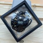 Digital Tasbeeh Counter Ring with Prayer Beads, Black Beads with Gold Accents, Display Case Finger Counting Device, Suitable for Islamic Gifts Ramadan Hajj Umrah Wedding Hadiya(Random Colour) - Image 7