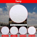 Terry Weave Ihram for Men – 100% Pure Cotton Loops and Base, Plush, Highly Absorbent – Hajj & Umrah - Image 4