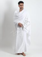 Terry Weave Ihram for Men – 100% Pure Cotton Loops and Base, Plush, Highly Absorbent – Hajj & Umrah - Image 5