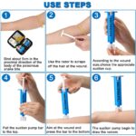 Snake Bite Kit, Bee Sting Kit, Emergency First Aid Supplies, Venom Extractor Suction Pump, Bite and Sting First Aid for Hiking, Backpacking and Camping. Includes Bonus CPR face Shield (Blue) - Image 3