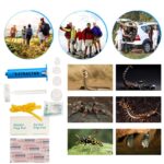 Snake Bite Kit, Bee Sting Kit, Emergency First Aid Supplies, Venom Extractor Suction Pump, Bite and Sting First Aid for Hiking, Backpacking and Camping. Includes Bonus CPR face Shield (Blue) - Image 5