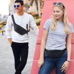 Fanny Pack for Men Women,Crossbody Waist Bag Pack,Belt Bag for Travel Walking Running Hiking Cycling,Easy Carry Any Phone,Wallet, Black, One Size - Image 4