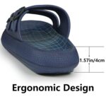 Weweya Sandals for Women and Men - Pillow Slippers - Double Buckle Adjustable Slides - EVA Flat Sandals - Image 5