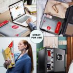 COLCASE Fireproof Document Bag 15" x 11" . NON-ITCHY Silicone Coated Fire Resistant Money Bag . Fireproof Safe Storage for Money , Documents , Jewelry and Passport - Image 6