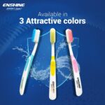 ENSHINE Advance Clean+ Toothbrush Pack Of 8 with Ultra Soft Bristles Compact Brush Head For Deep & Complete Cleansing, Effective Tongue Cleaner for Complete Oral Care Multicolor Adult Manual Brush - Image 8