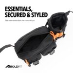 Boldfit Waist Bag for Man Multipurpose Waist Bag for Woman, Travel Fanny Pack with Adjustable Strap, Multiple Compartments, Crossbody Tactical Durable Design for Hiking, Cycling, Gym & Daily Use - Image 5