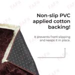 FAF Kids Janamaz Velvet Prayer Mat for Children (Age 1–10) | Soft Small Islamic Prayer Rug for Boy & Girl | Lightweight Portable Travel Janamaz for Home, Mosque & Namaz (Brown) - Image 7