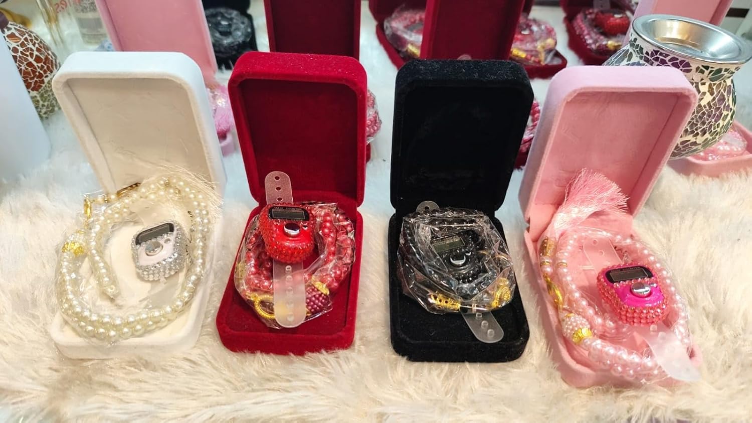 Digital Tasbeeh Counter with Prayer Beads in for Gifting Size Color Multi Color (as per Available) Pack of 1 - Image 3