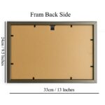 kaba sharif photo frame | Kaaba Photo Frame 9x13 Inch Makkah Madina Islamic Wall Art | Kaaba Sharif HD Print | Masjid al-Haram Framed Art | Hajj Umrah Decor | Ready-to-Hang Kaaba Poster | Muslim Gift - Image 4