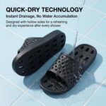 clootess Shower Shoes Slide Cloud for Women and Men Bath Slipper Sandal Bathroom Pool Non-Slip Quick Drying - Image 6