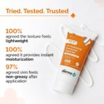 The Derma Co 1% Hyaluronic Sunscreen Aqua Gel SPF 50 PA++++ | Hydrating, Lightweight & Non-Greasy | No White Cast | Broad Spectrum & Blue Light Protection | Clinically Tested - (In-Vivo) | 30 g - Image 6