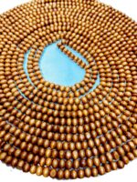 JANNAT Wood Premium 8MM Hazara Tasbeeh (1000 Dana) Beads Tasbih Misbaha, Brown Maala - Image 3