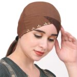 Envius Turban Design Cotton layer Muslim women Under Hijab Cap - Image 4