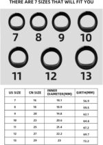 Smart Tasbih Ring, Muslim Prayer Counter, Wearable Technology Ring with Prayer Timing Reminder and Muslim Time APP, SIZE 10 (Q-003) - Image 4