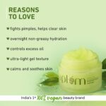 Plum Green Tea Renewed Clarity Night Gel Mini | Hydrates Skin & Fights Acne | Lightweight, Quick-Absorbing, Non-Sticky Gel Texture | Oily, Acne-Prone Skin | 100% Vegan(15ml) - Image 3