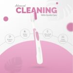 Enshine Advance Clean + Toothbrush Set | Ultra Soft Bristles, Compact Brush Head & Effective Tongue Cleaner | Complete Oral Care Manual Tooth Brush Set for Adults – Pack of 4 (Multicolor) - Image 5