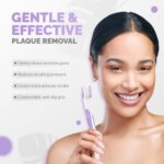 Enshine Advance Clean + Toothbrush Set | Ultra Soft Bristles, Compact Brush Head & Effective Tongue Cleaner | Complete Oral Care Manual Tooth Brush Set for Adults – Pack of 4 (Multicolor) - Image 7