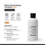 Minimalist Bond Repair Shampoo For Damaged, Dry & Frizzy Hair, Maleic Bond Repair Complex 3.5% With Patented Technology, Sulphate & Paraben Free Shampoo For Women & Men, 250 Ml (Pack Of 1) - Image 3