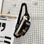 GUSTAVE® Crossbody Bag for Men Women with Badges, Waterproof Sling Bag Large Shoulder Bag with Adjustable Strap for Commuting Travel Outdoor Activities Cycling - Image 5