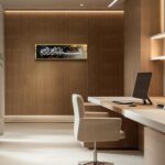 Craftnest Creations Bismillah Wall Art | 6x20 Inch Hir Rahmanir Rahim Canvas Frame, Arabic Calligraphy, Reflective Islamic Wall Décor | Muslim Home & Office Décor, Gift for Eid, Ramadan & Wedding, Design 12 - Image 3