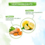 Mamaearth Vitamin C Daily Glow Sunscreen with Vitamin C & Turmeric | For Sun Protection, Tan Protection & Glow | SPF 50 & PA++++ Protection | No White Cast | Lightweight & Non-Sticky | Brightens Skin | In-Vivo Tested | For All Skin Types | 34.5 g - Image 4