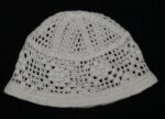 Knotique Lace White Crochet Islamic Prayer Cap for Kids - Lightweight, Breathable Muslim Topi, Soft Cotton Namaz Hat with Elegant Lace Design - Image 3