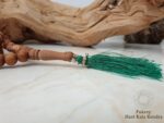 Sandalwood Islamic Rosary Tasbih 100 Beads (99+1) Tasbih, Islamic Tasbih, Sandalwood (Chandan) Fragnent Tasbeeh, Allah Mohammad Prayer Beads Mala (8MM) - Image 5