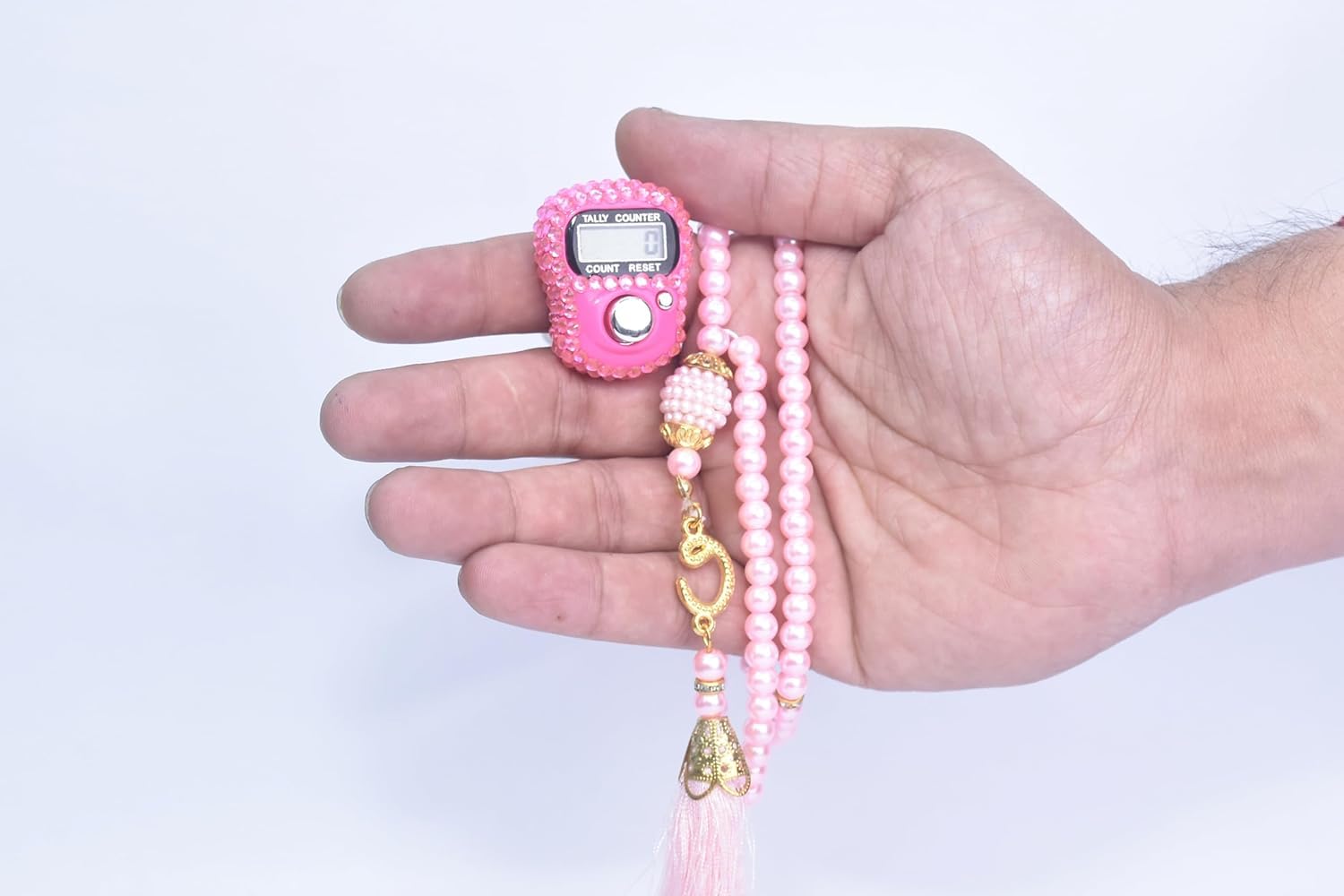 Aim Emporium Digital Tasbeeh Counter with Prayer Beads in Box for Gifting Size Standard Color Multi Color (as per Available) Pack of 1. - Image 3