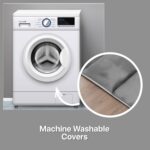 Janamaz/Musallah Namaz Memory Foam Prayer Mat with Thick Cushion for Knees Pain Relief | 3 fold Design | Soft Velvet Fabric with Anti-Skid Base | Sajdah Islamic Prayer Rug | Ramzan Eid Gift - Image 5