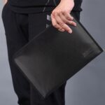 Expanding File Folder Important Document Organizer Fireproof and Waterproof Document Bag with A4 Size 3 Pockets Zipper Closure Non-Itchy Silicone Coated Portable Filing Wallet Pouch(14.3" x 9.8") - Image 3