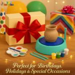 Toy Imagine Kids Pottery Wheel Kit – DIY Battery Operated Pottery Making & Painting Set with Modeling Clay, Sculpting Tools, Arts & Crafts Pot Maker for Boys & Girls Age 5+, Indoor Outdoor Activity, Return Gift - Image 7