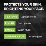 PROWL by Tiger Shroff Brightening and Hydrating Sunscreen SPF 50+ PA++++ with Niacinamide for Oily, Dry, Acne Prone Skin for Men Protection | No White Cast Sun Screen | Lightweight Non-Greasy Texture Gel | Sweet Musk | 50ml - Image 5