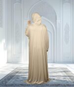 Mehar Namazi Muslim Prayer Dress for Women |Modest Islamic Namaz Dress with Hijab | Soft Strechable Fabric Islamic Zahra Namaz Outfit - Image 6