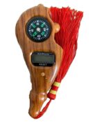 Sainslet Wooden Manual & Digital Tasbeeh Counter with Compass | Finger Tally Counter for Prayer, Mantra Chanting, Meditation & Religious Use | Portable & Easy Grip Tasbeeh Zikr Counter - Image 3
