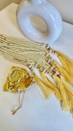 Pearl Prayer Beads Tasbih, 100 Beads, White/Off White with Tassel, Pack of 5, Islamic Religious Gift - Image 4