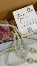 Pearl Prayer Beads Tasbih, 100 Beads, White/Off White with Tassel, Pack of 5, Islamic Religious Gift - Image 5